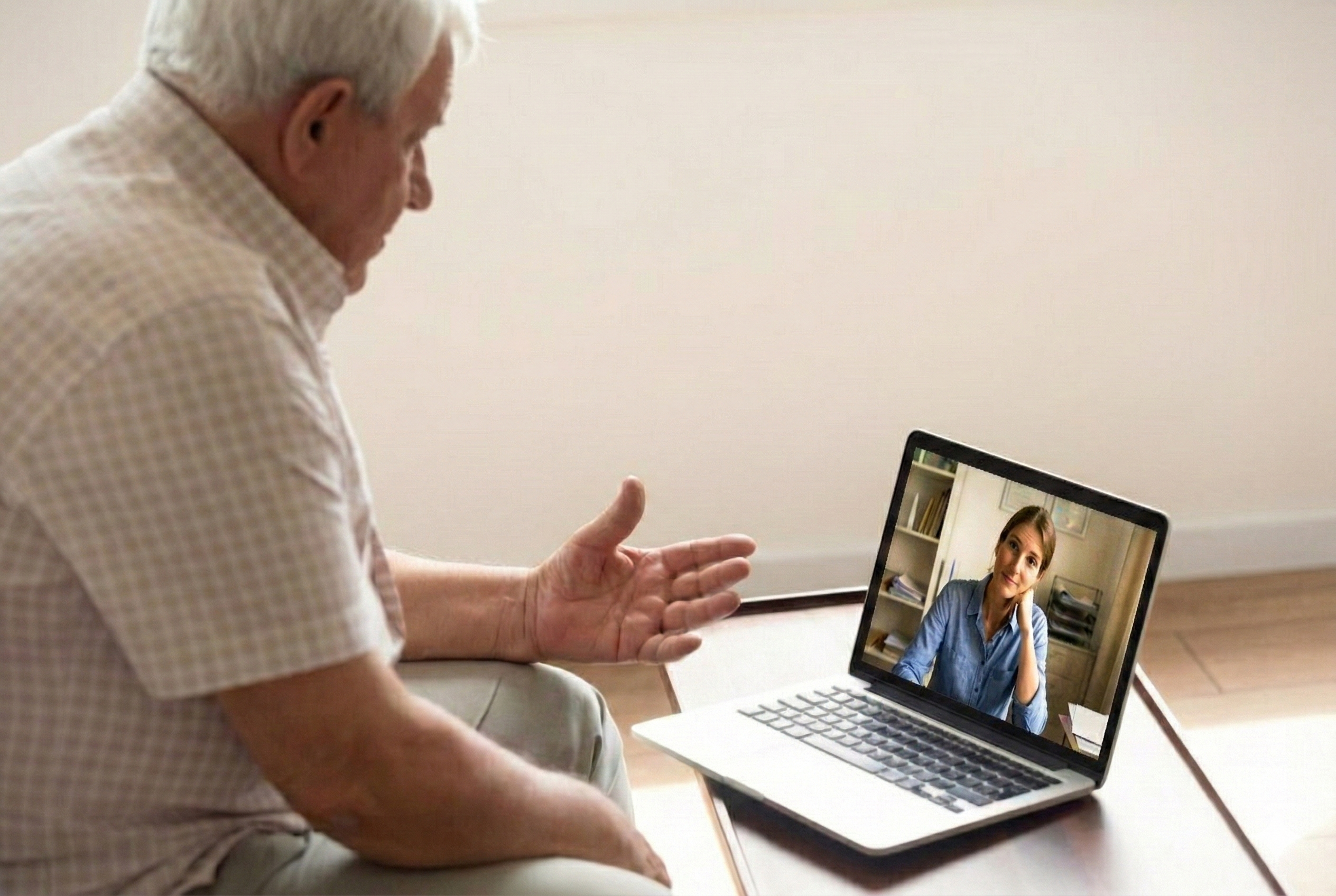 Aperçu de l'interface patient sur Clicmed