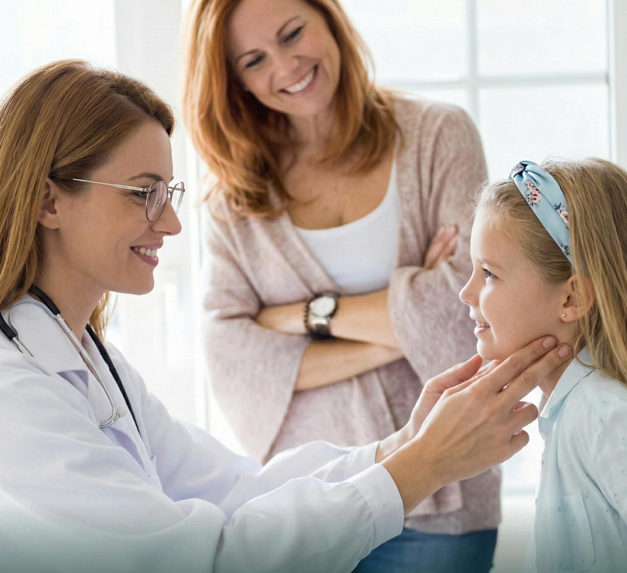 Professionnelle de santé réalisant une visio